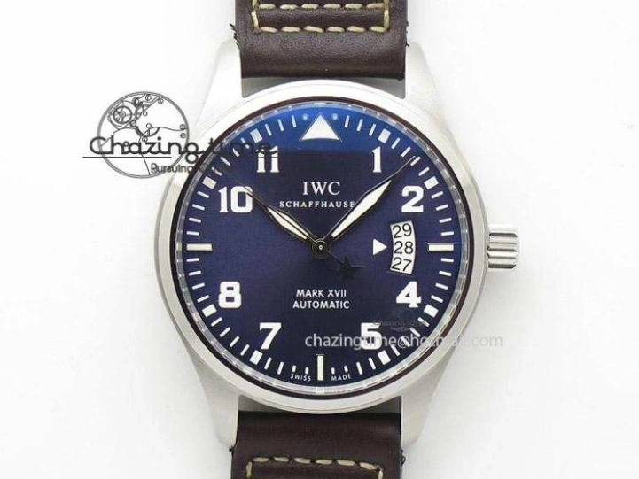 MIROTIME 0304 Reliable Pilot Chrono Blue Angels Black Ceramic ZF Best Edition on Blue Leather Strap A 7088